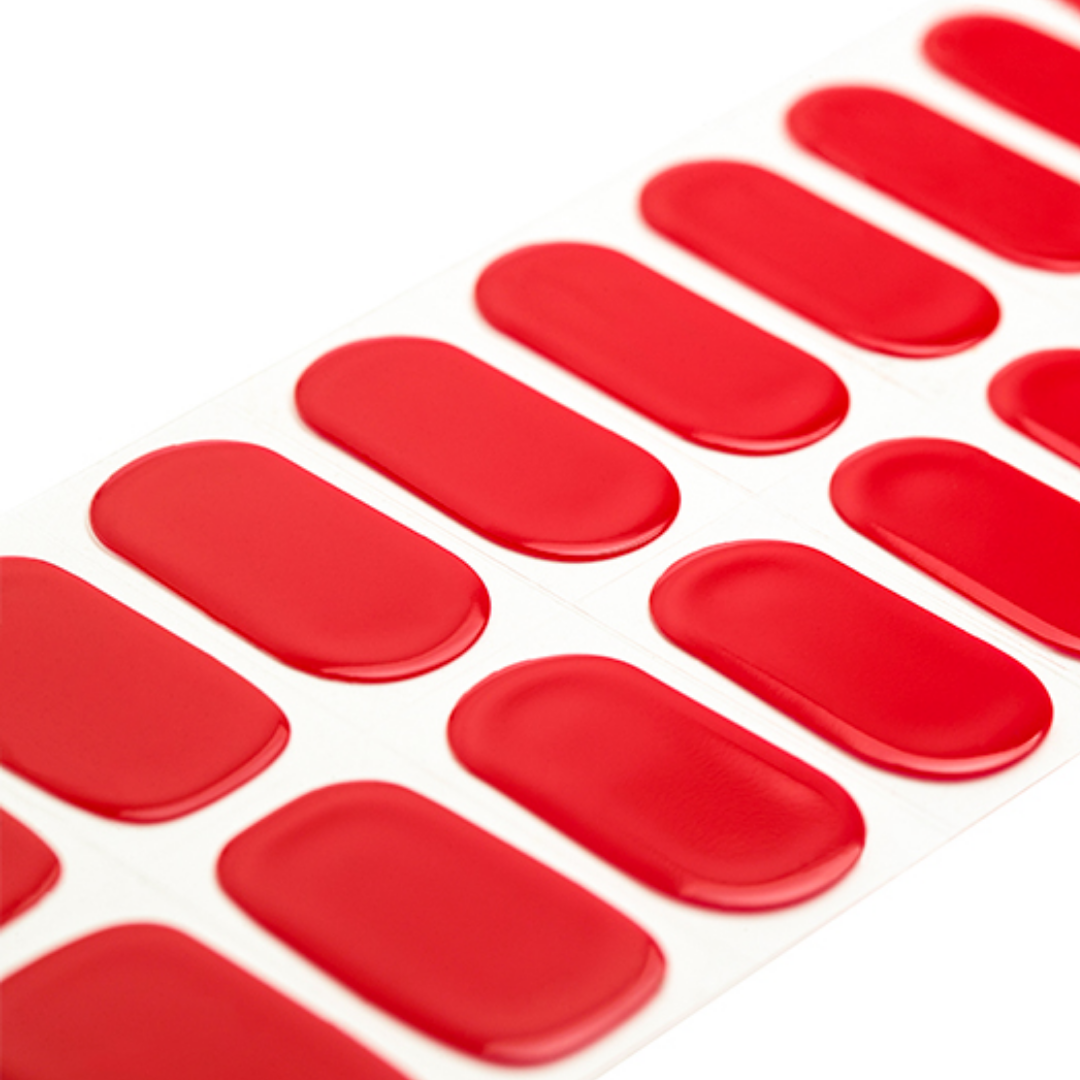 Pack of 20 Red strips - manicure