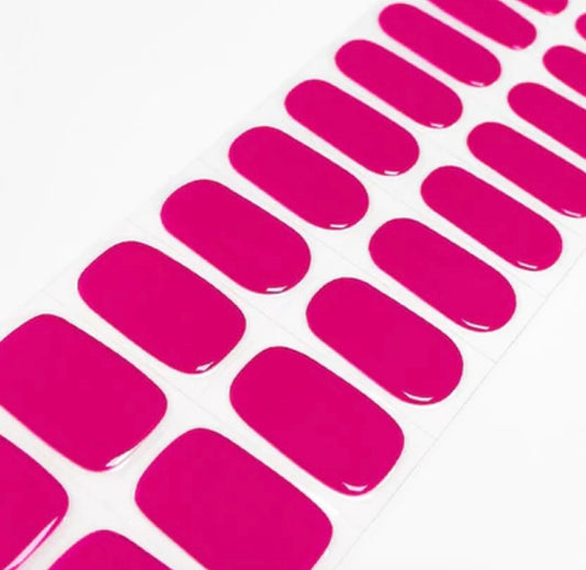 HOT PINK  SEMICURE UV GEL NAIL STICKER KIT