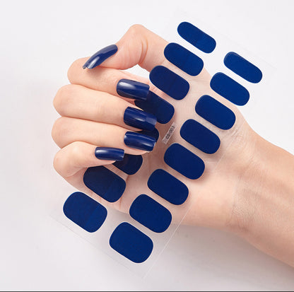 Semi Cured Gel Nail Strips, 20 Pc. Gel Wraps for Nails, Get 1 Free UV Lamp when you Get 3 or More, Easy Apply & Remove for Salon-Quality Manicure