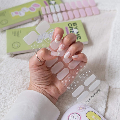 [REVIE JANE] Angel Energy (OG Glazed Donut) GEWEL Semicured Gel Nail Stickers Kit