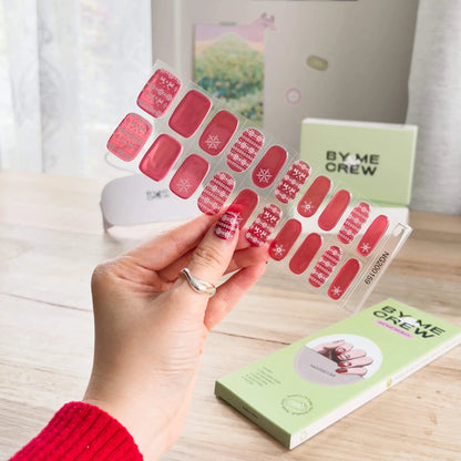 [XMAS] 'Not So Ugly Sweater' DIY Semicured Gel Nail Stickers Kit